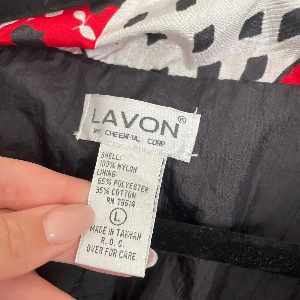Vintage Lavon‎ Printed Windbreaker Jacket